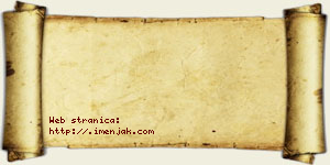 Kristina Brošković vizit kartica